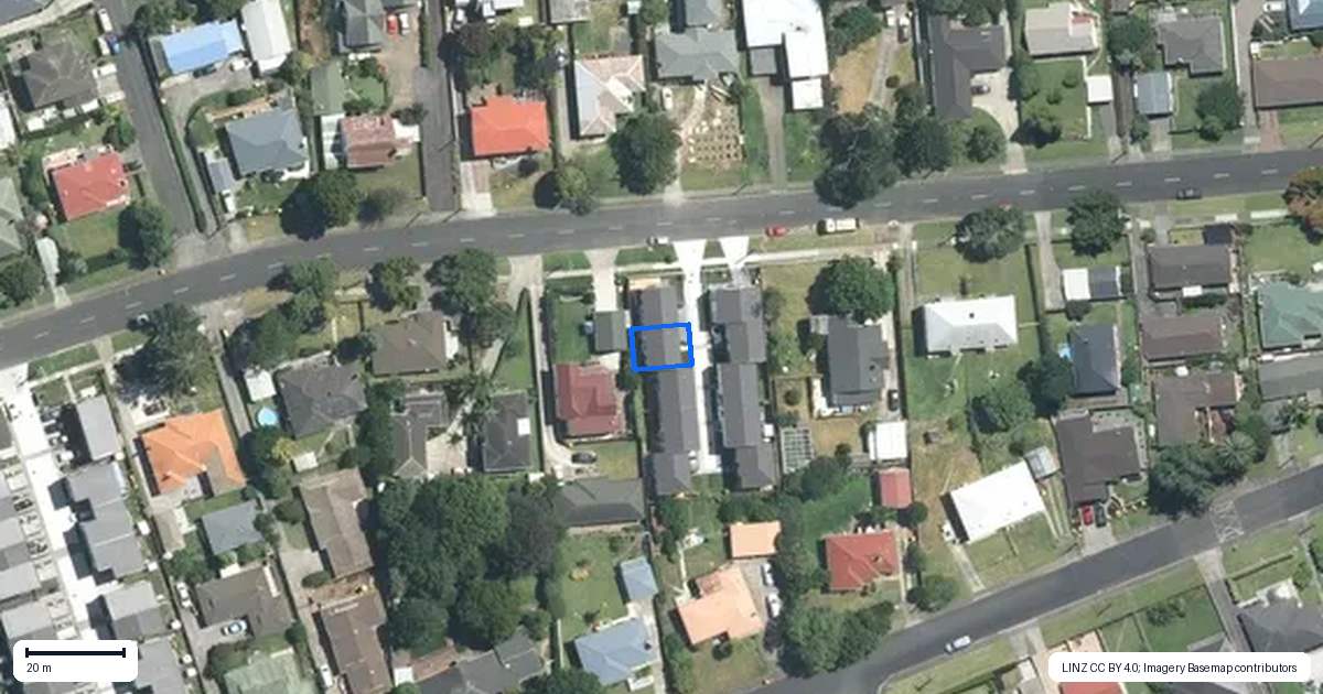 Property context map for 9/16 Clark Road, Pahurehure, Papakura