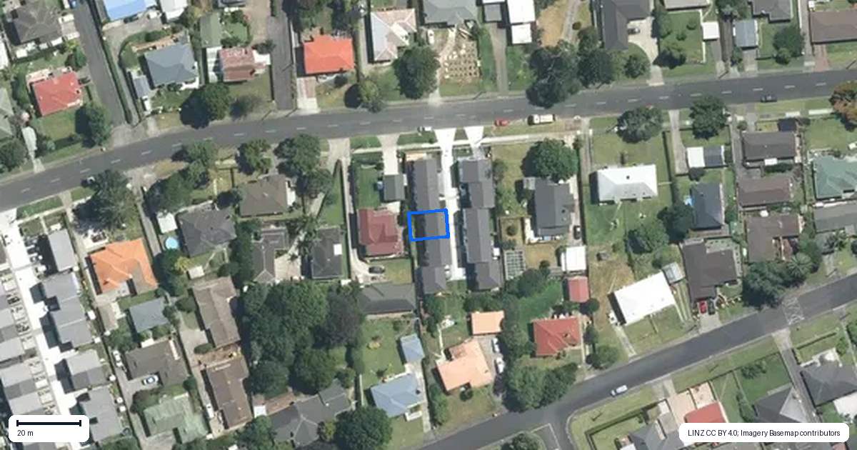 Property context map for 8/16 Clark Road, Pahurehure, Papakura