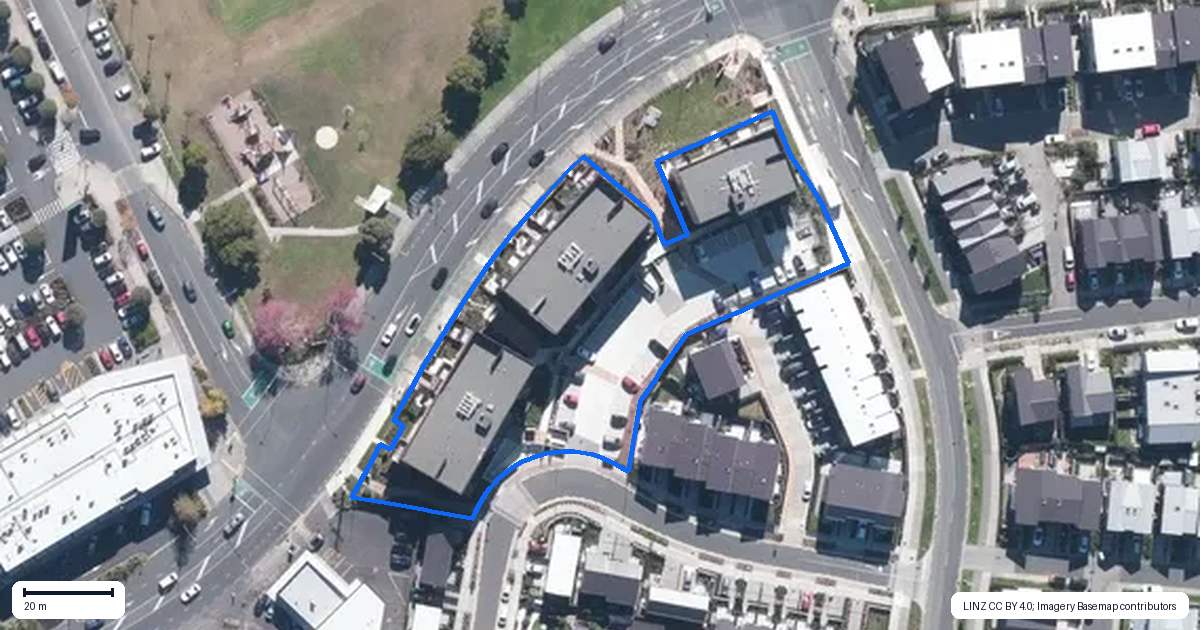 Property context map for G03/4 Rauroa Lane, Hobsonville, Auckland