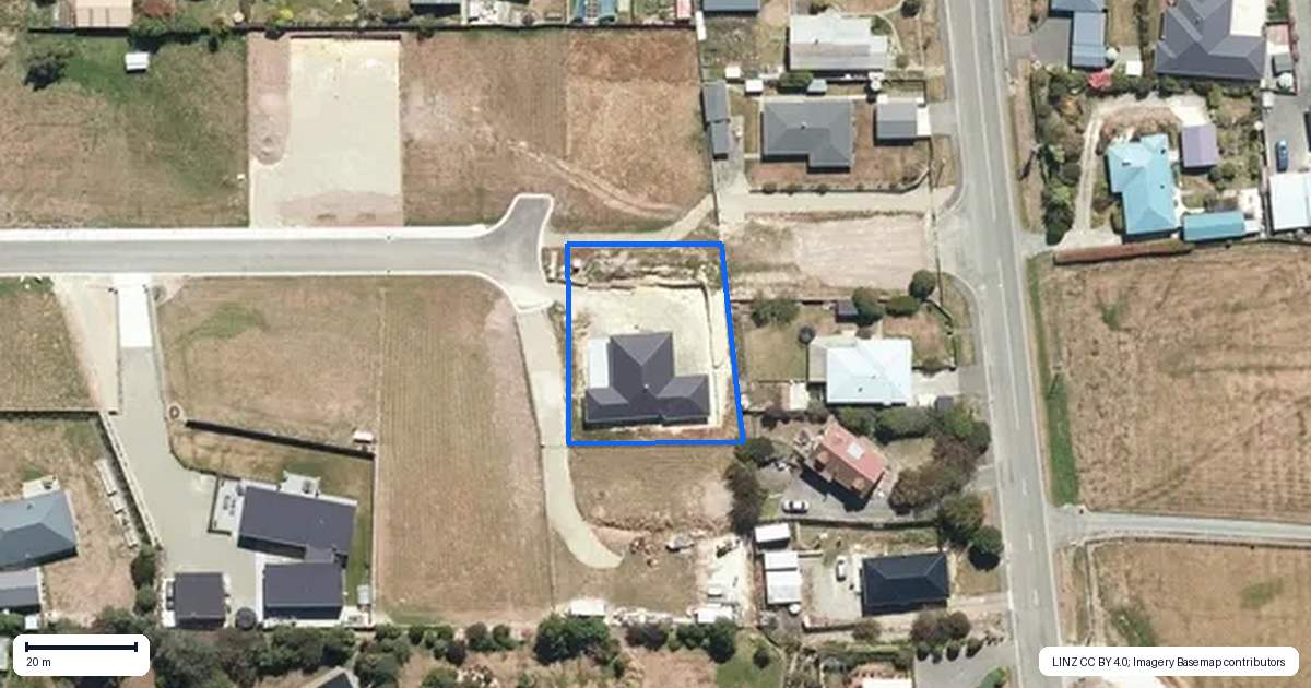 Property context map for 12 Whitehaven Street, Weston, Oamaru