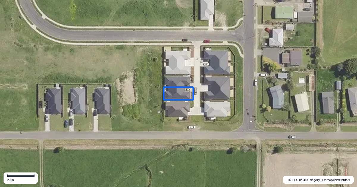 Property context map for 3 Papa Te Whai Lane, Opotiki