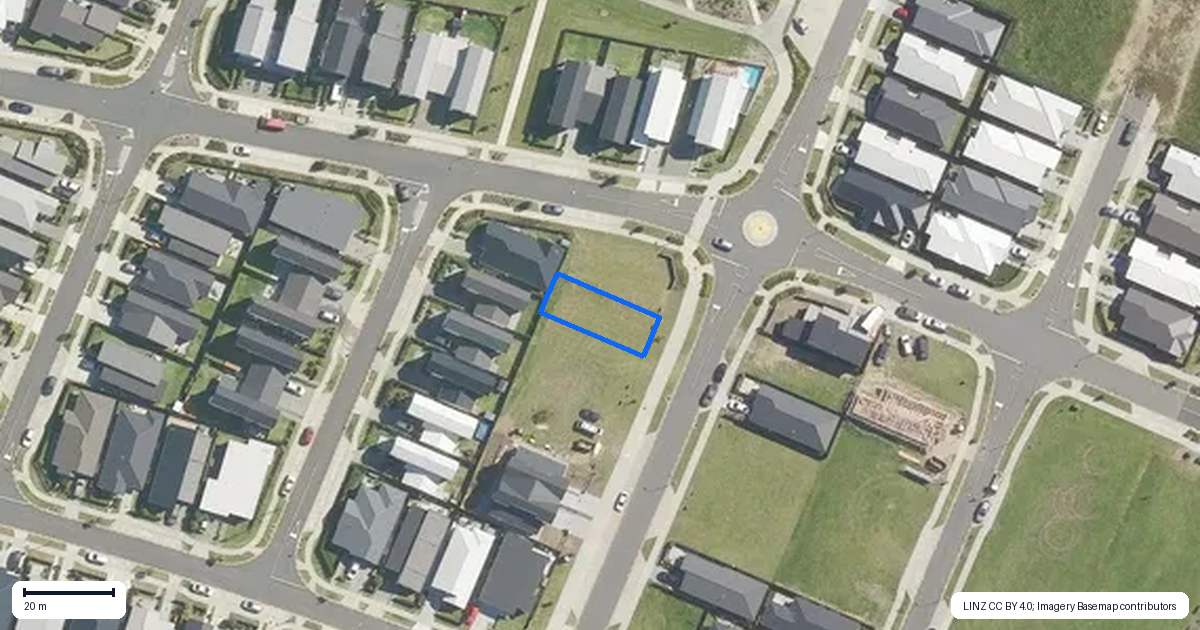 Property context map for 17 Times Avenue, Papamoa
