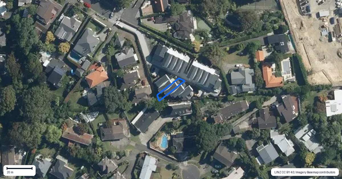 Property context map for 13/35 Mainston Road, Remuera, Auckland