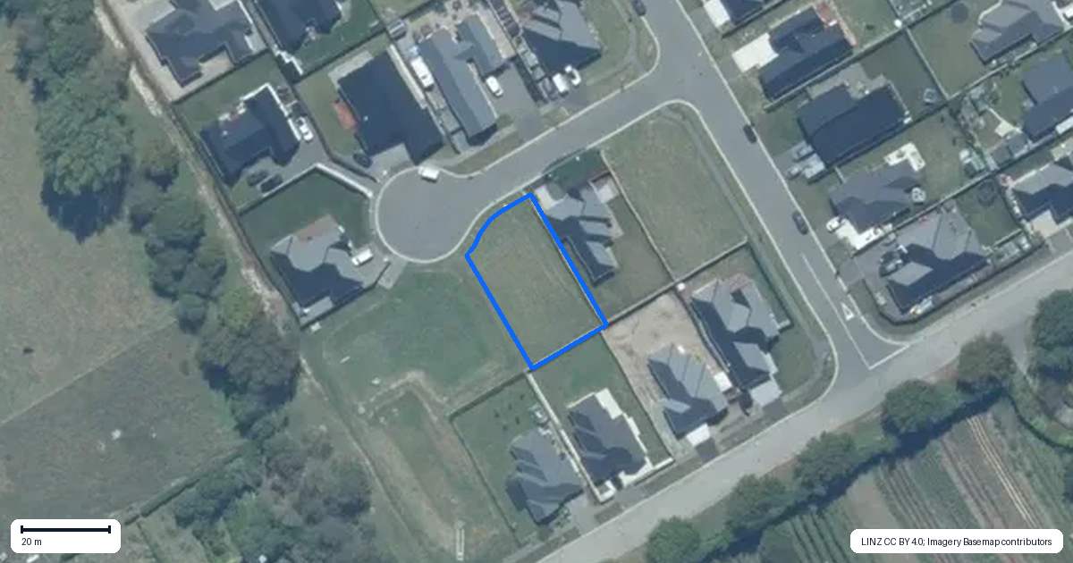Property context map for 5 Gabbie Place, Southbridge
