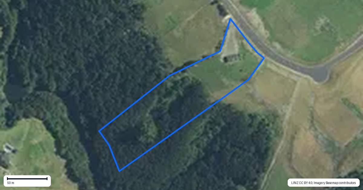 Property context map for 48 Waitete Heights Lane, Kerikeri