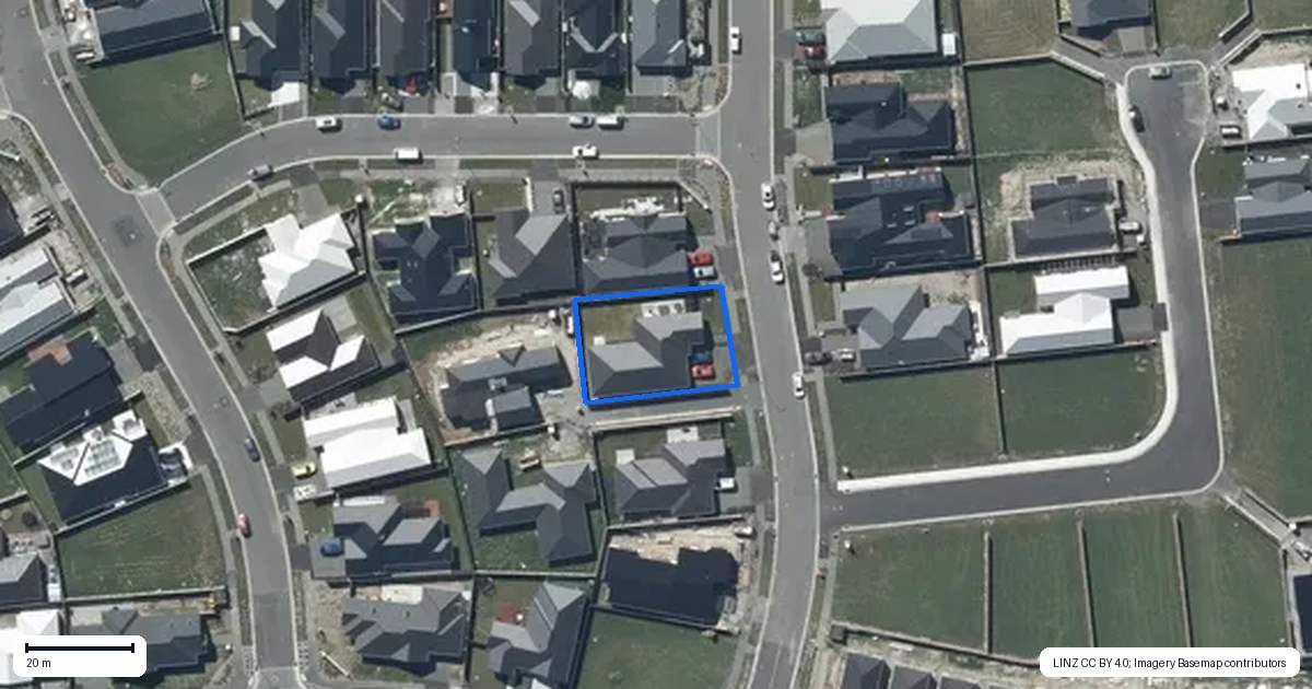 Property context map for 57 River Stone Drive, Halswell, Christchurch