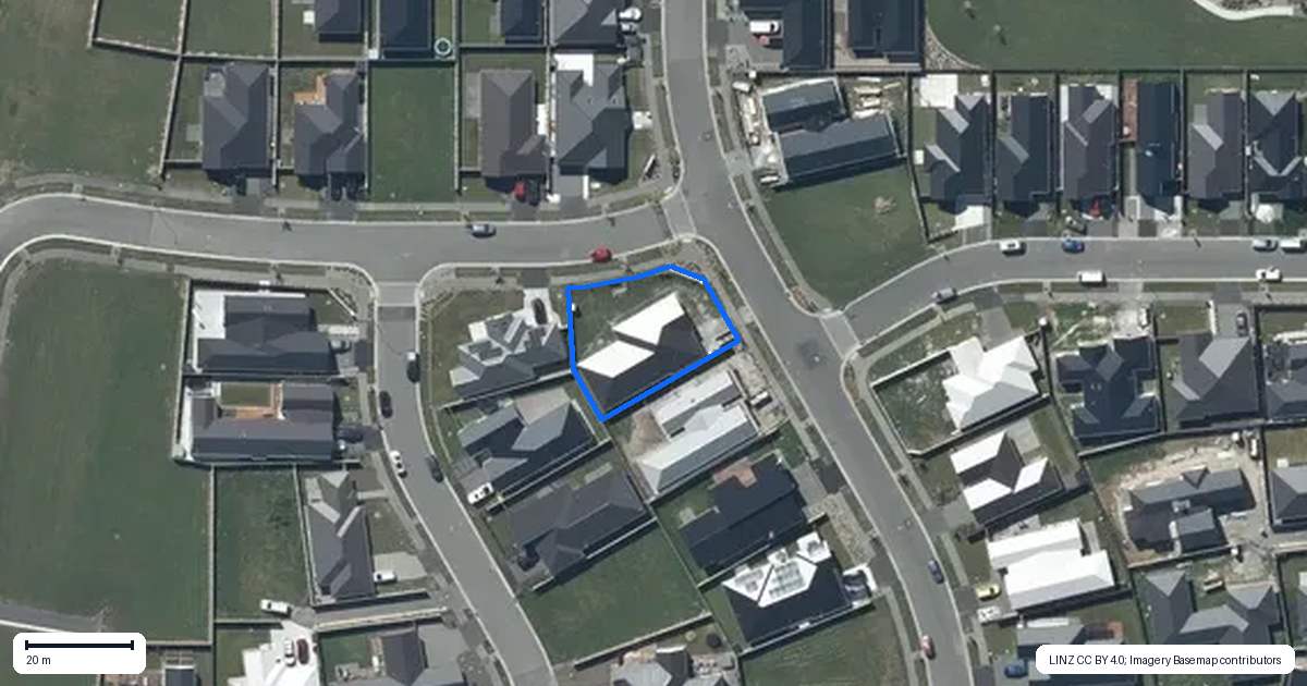 Property context map for 6 Waterford Farm Road, Halswell, Christchurch