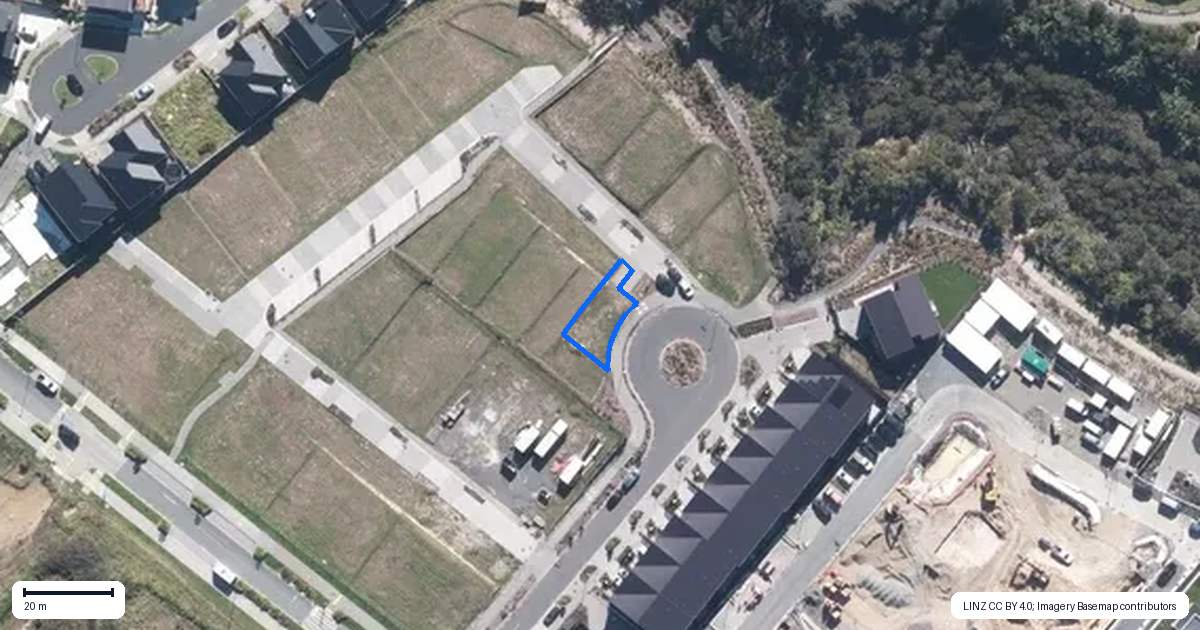 Property context map for 13 Golden Fall Road, Hobsonville, Auckland