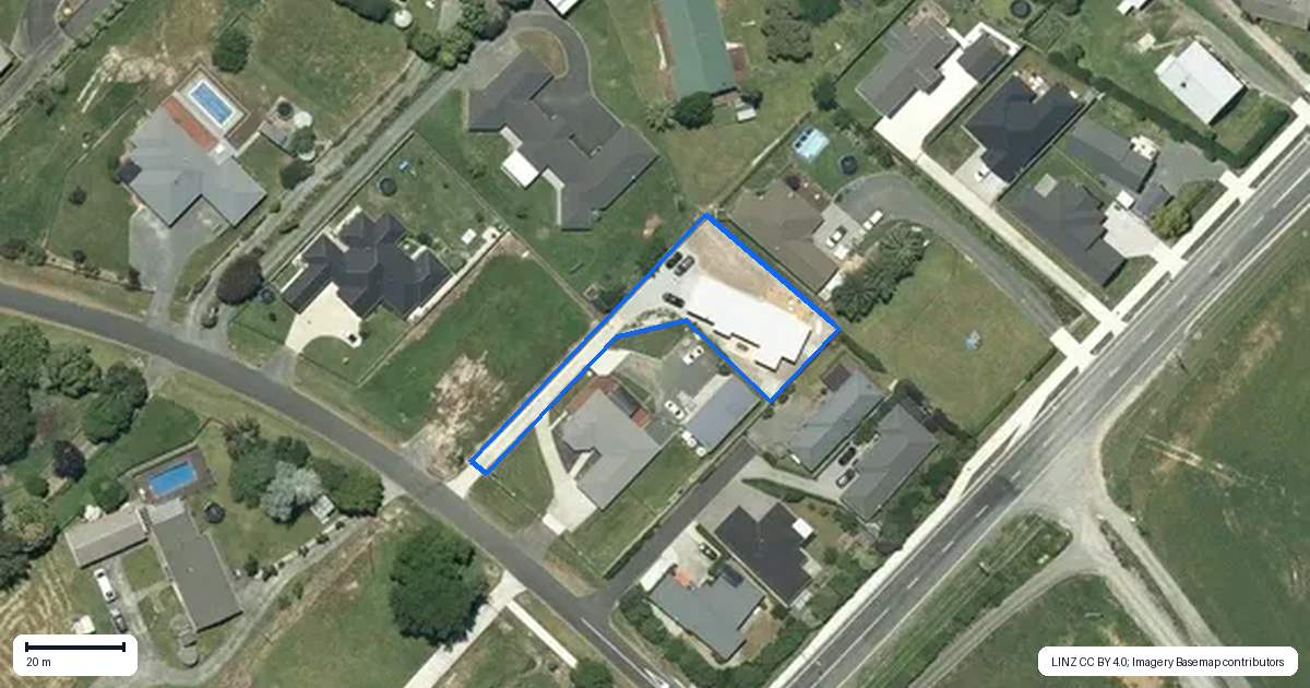 Property context map for 6 Law Crescent, Horotiu, Hamilton