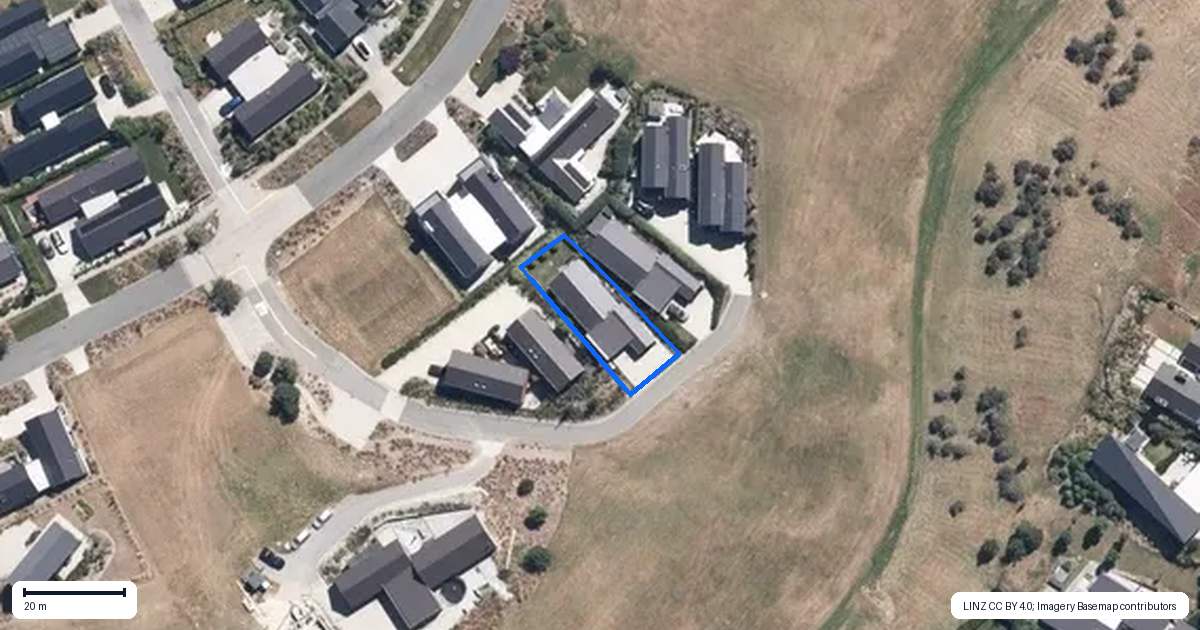 Property context map for 5A Glenelg Lane, Jacks Point, Queenstown