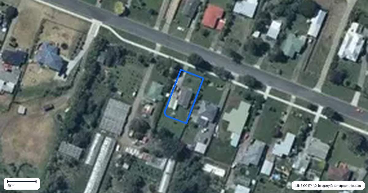 Property context map for 66A Norbiton Road, Foxton