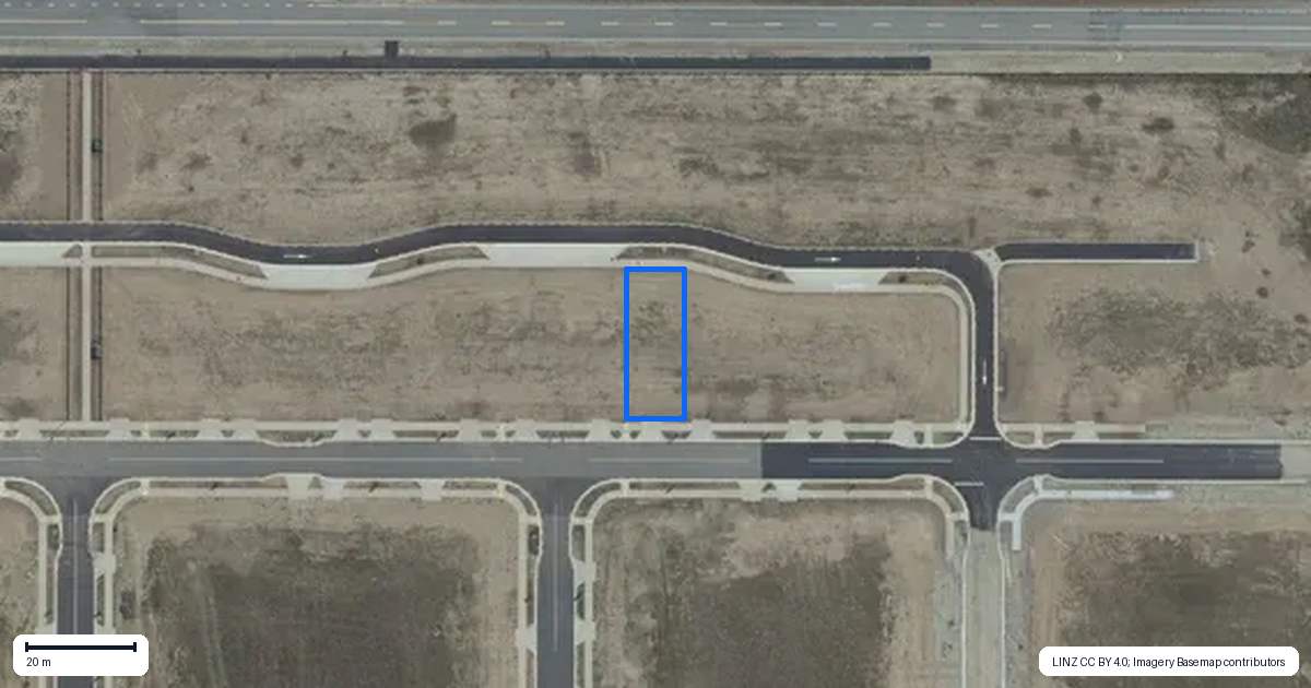 Property context map for 18 Riley Street, Lake Hawea