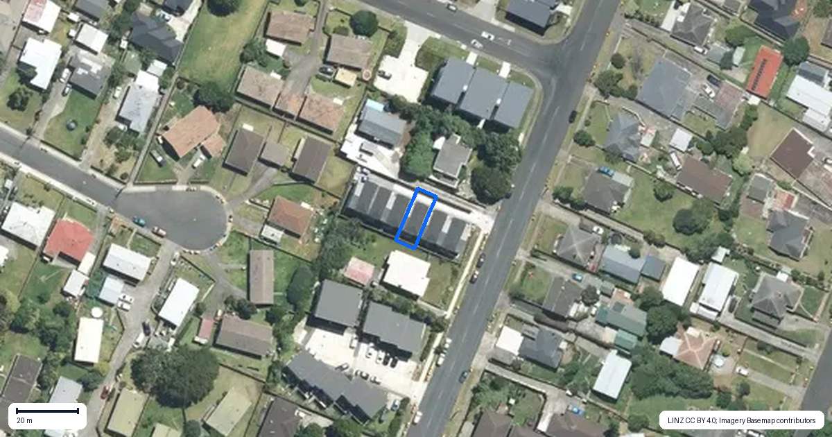 Property context map for 18C Jutland Road, Manurewa, Auckland