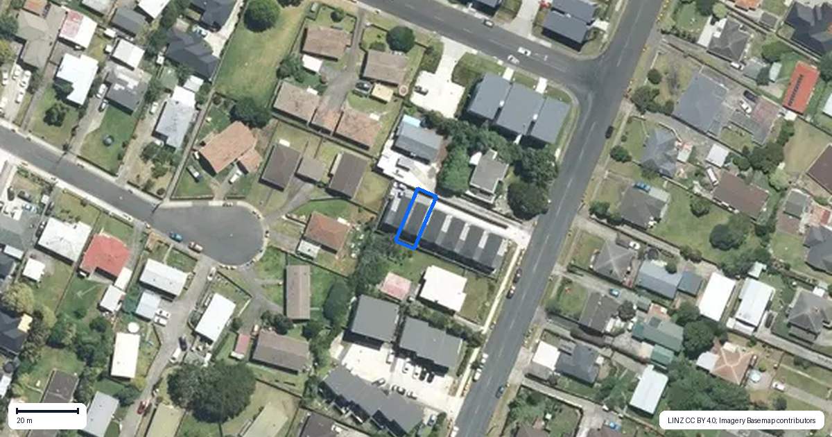 Property context map for 18E Jutland Road, Manurewa, Auckland
