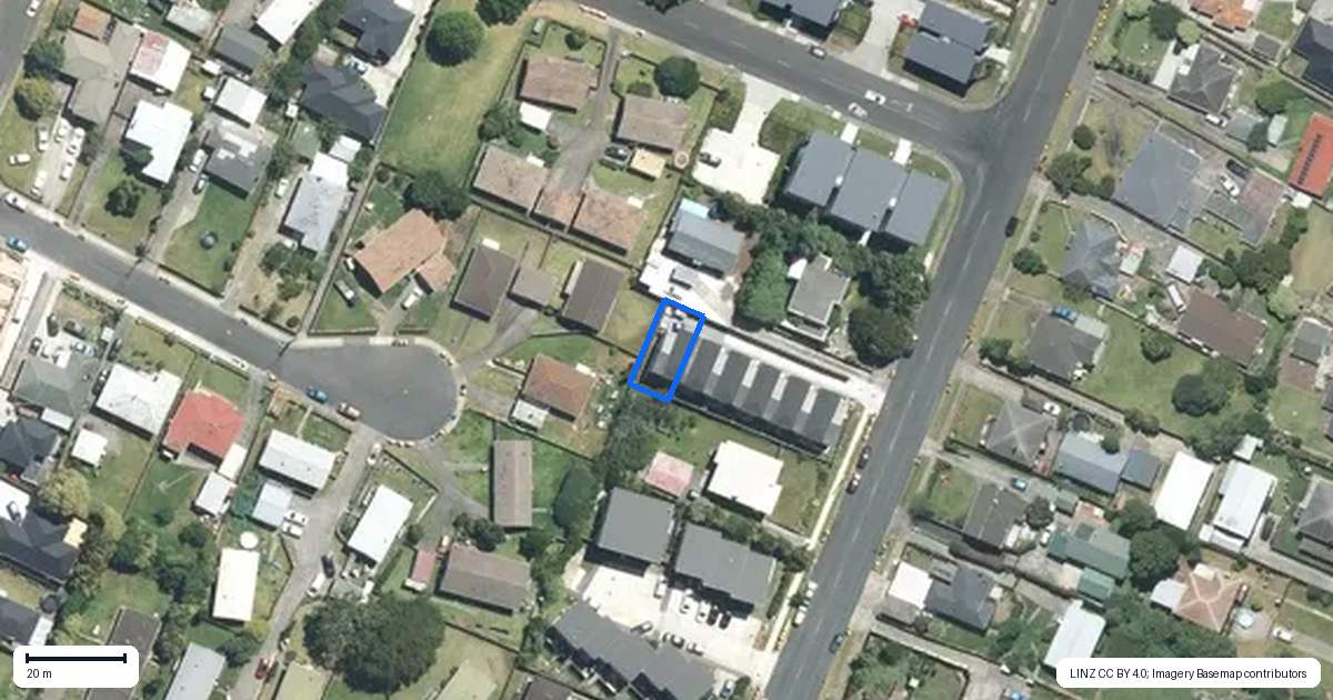 Property context map for 18F Jutland Road, Manurewa, Auckland