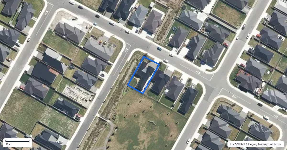 Property context map for 11 Ellmers Street, Woodend