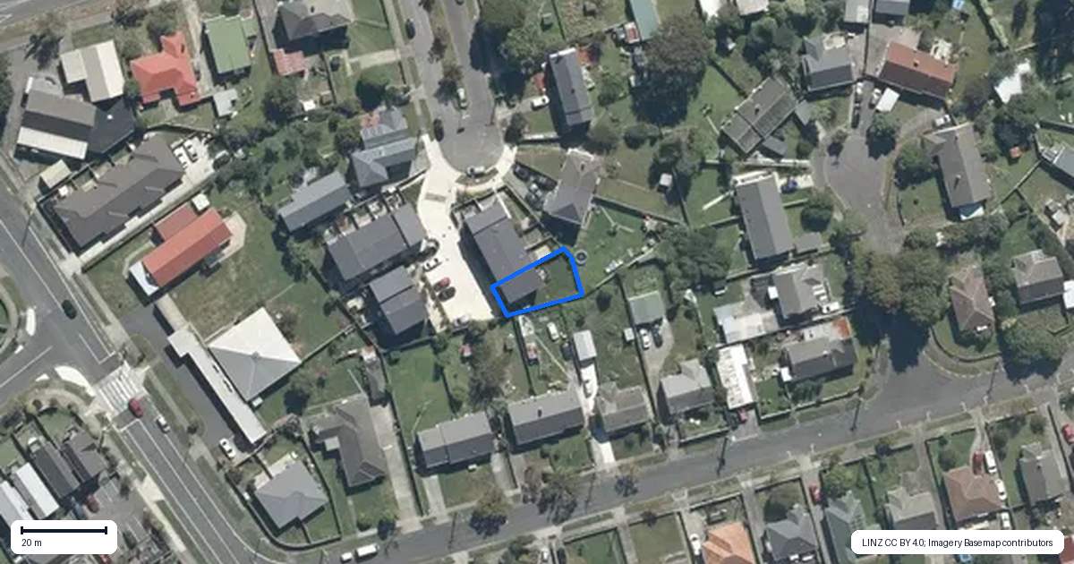 Property context map for 5/6 Bertram Grove, Naenae, Lower Hutt