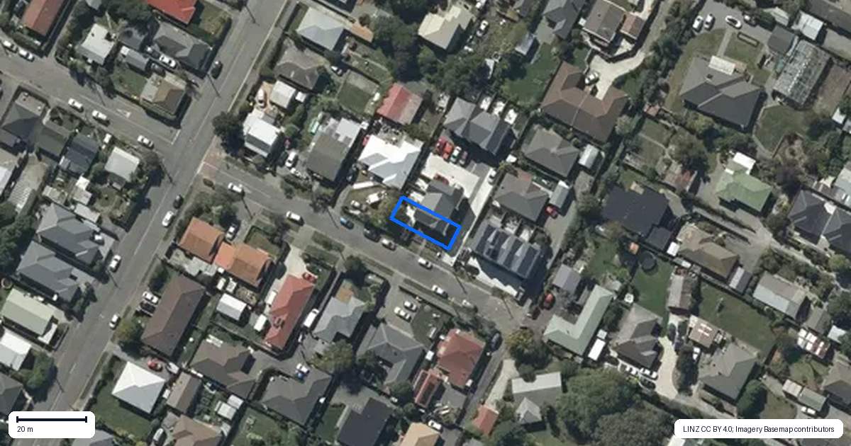 Property context map for 1/31 Edmonds Street, Woolston, Christchurch
