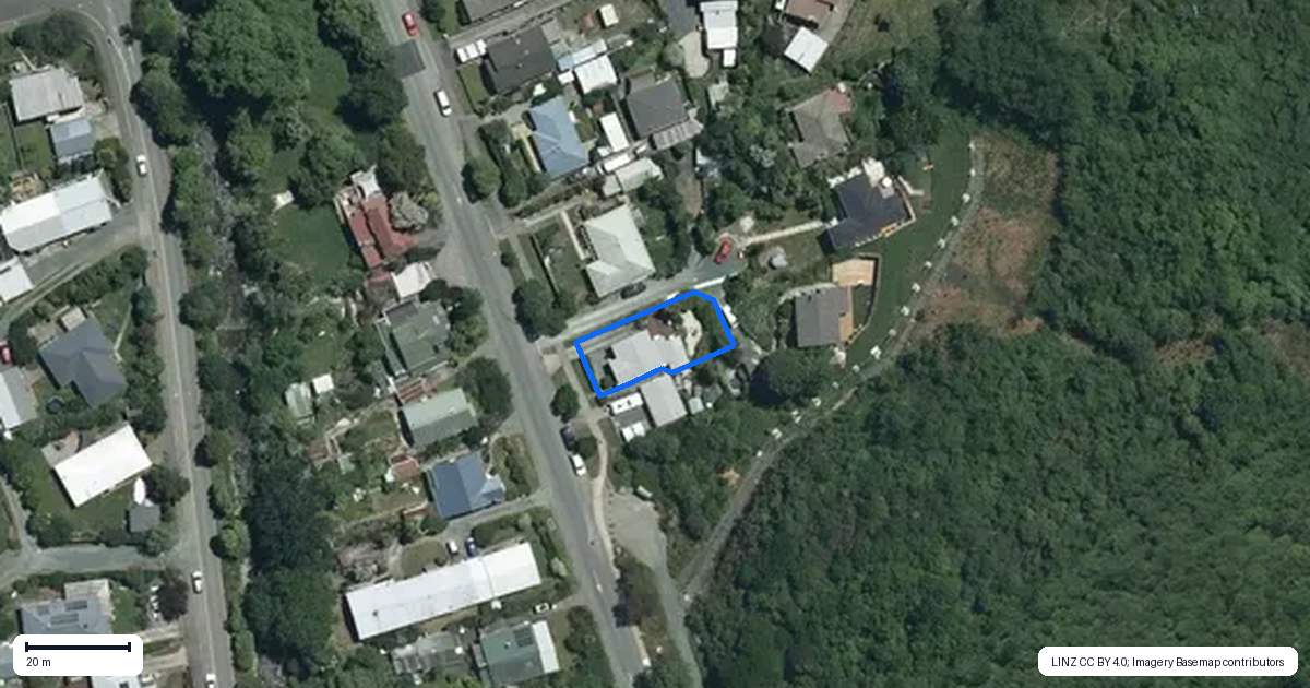 Property context map for 135 Brook Street, The Brook, Nelson