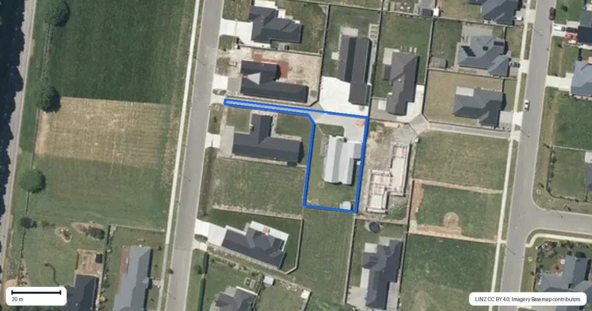 Property context map for 51B Memorial Crescent, Methven