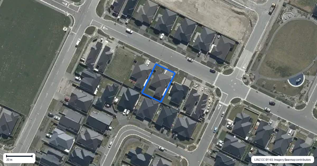 Property context map for 8 Bill Hammond Drive, Belfast, Christchurch