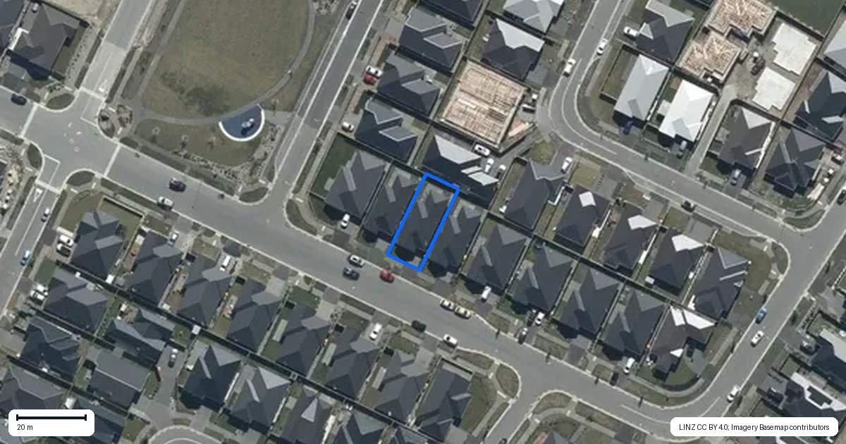 Property context map for 17 Bill Hammond Drive, Belfast, Christchurch
