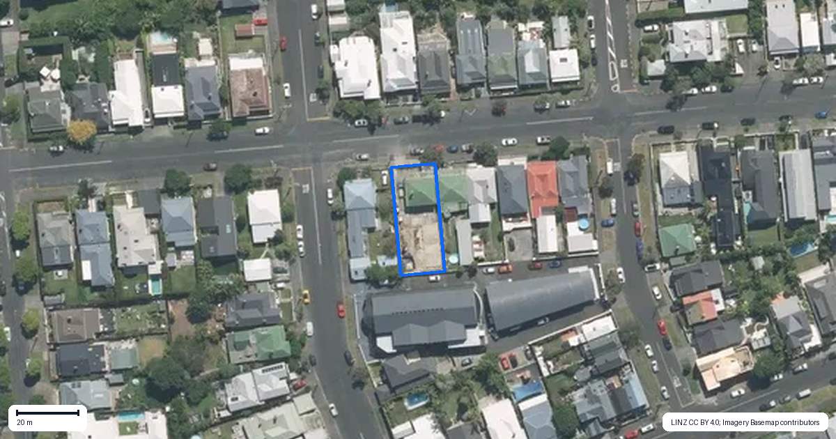 Property context map for 48 Rose Road, Grey Lynn, Auckland