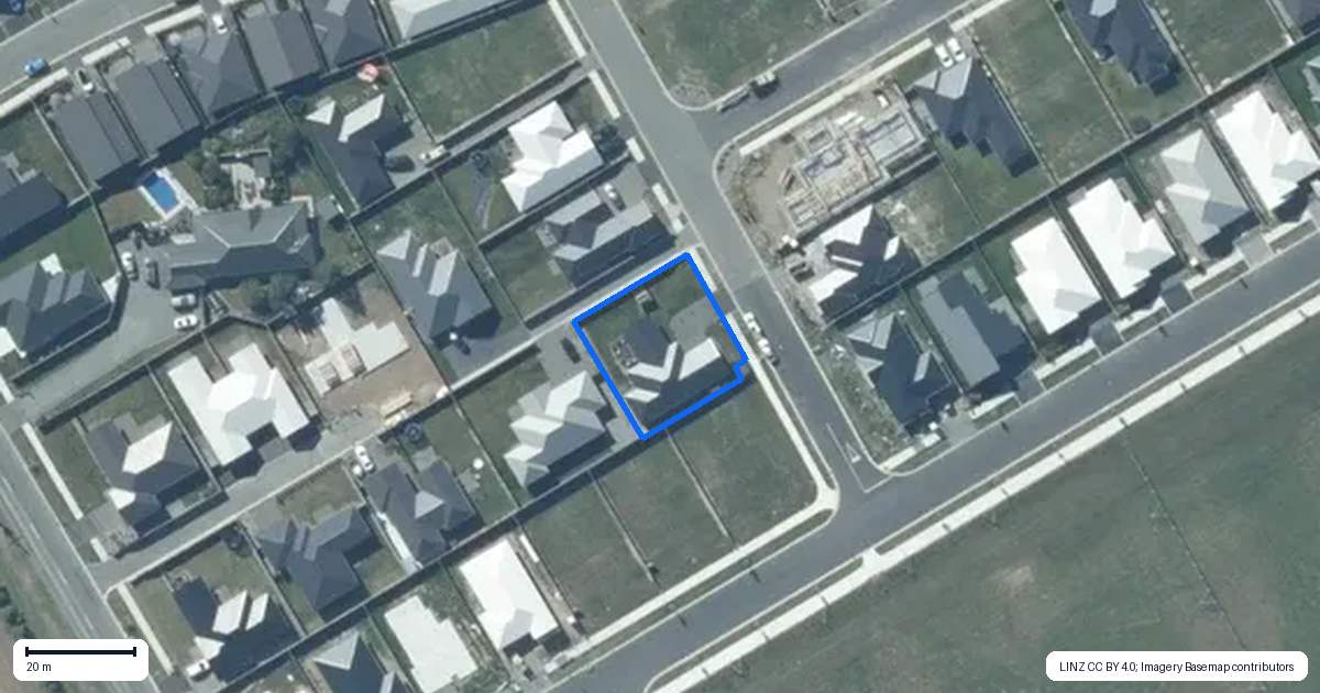 Property context map for 64 Marcoola Drive, Rolleston
