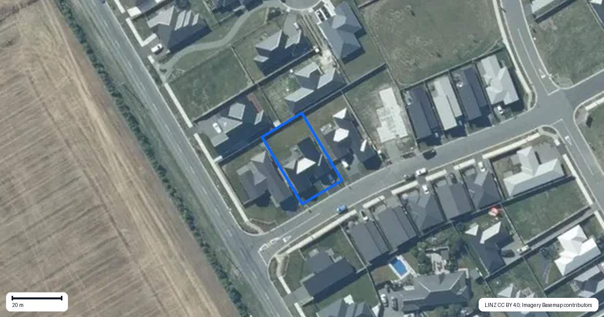 Property context map for 3 Duporth Road, Rolleston