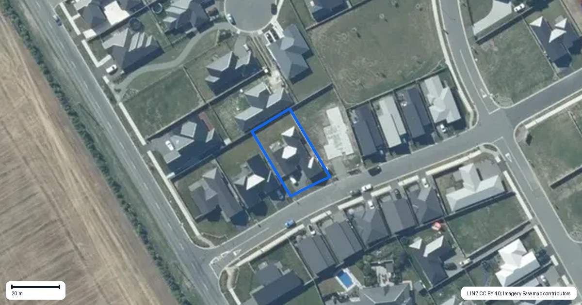 Property context map for 5 Duporth Road, Rolleston