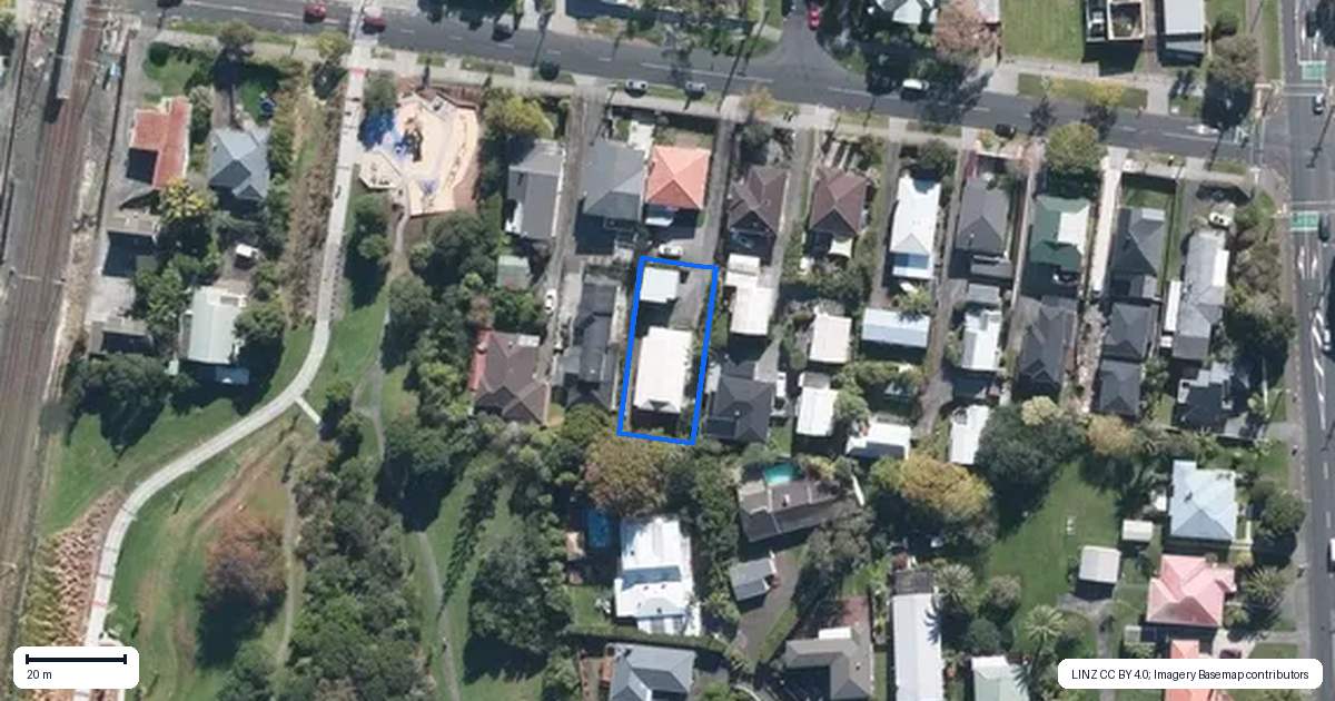 Property context map for 16A Chalmers Street, Avondale, Auckland