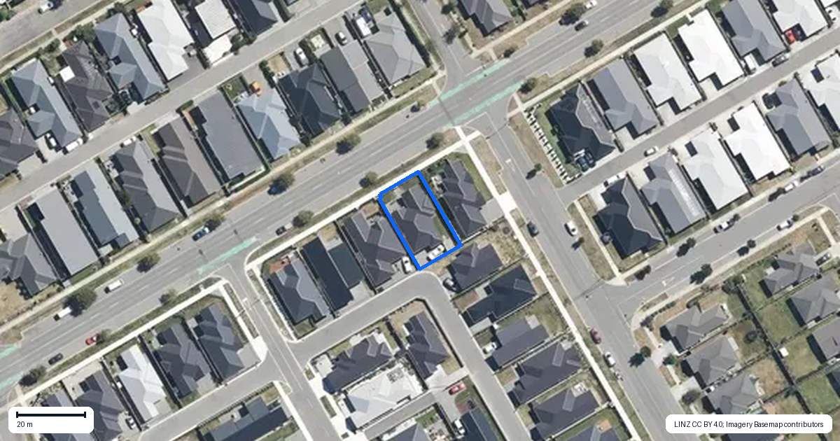 Property context map for 7 Gossett Lane, Pegasus