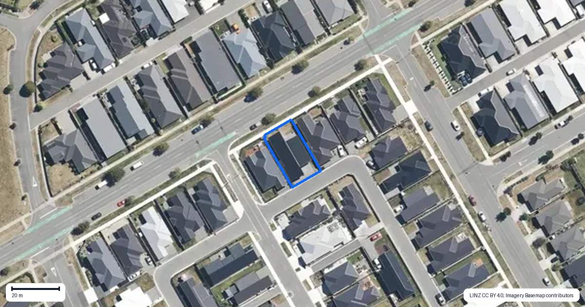 Property context map for 3 Gossett Lane, Pegasus