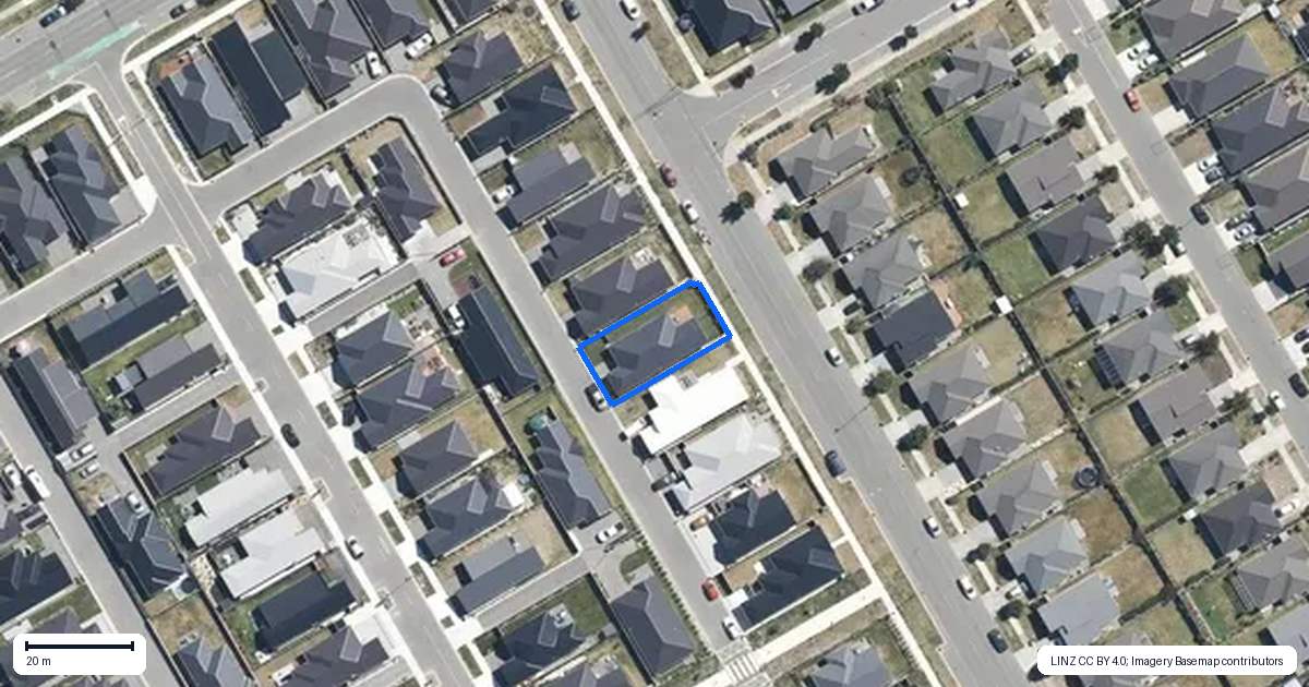 Property context map for 19 Gossett Lane, Pegasus