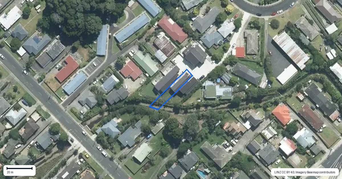 Property context map for 40D Evelyn Place, Hillcrest, Auckland