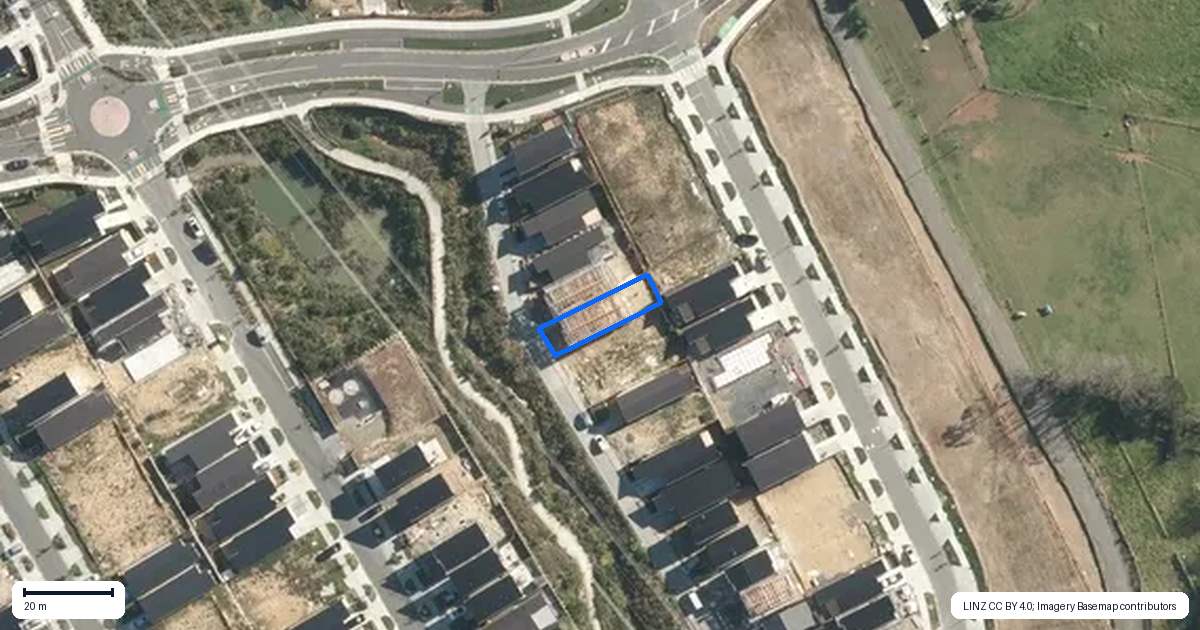 Property context map for 30 Papai Lane, Massey, Auckland
