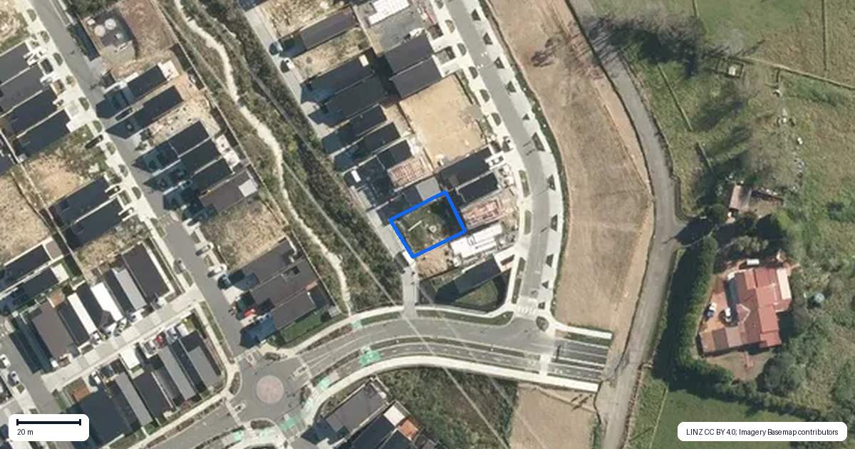 Property context map for 6 Papai Lane, Massey, Auckland