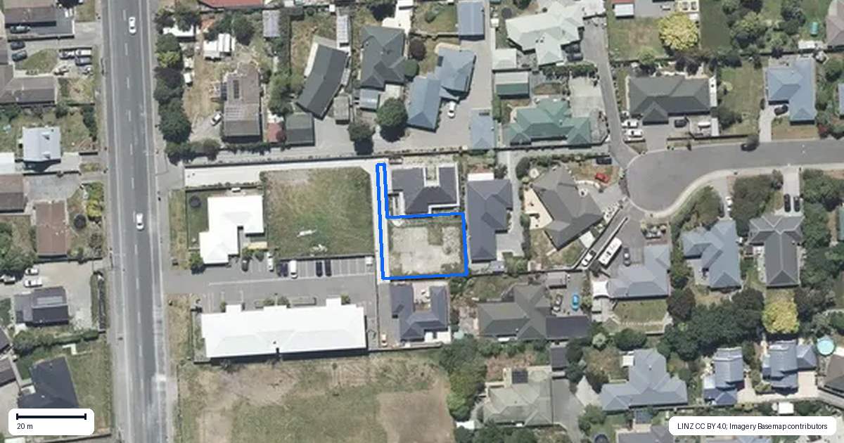 Property context map for 8D Main North Road, Woodend