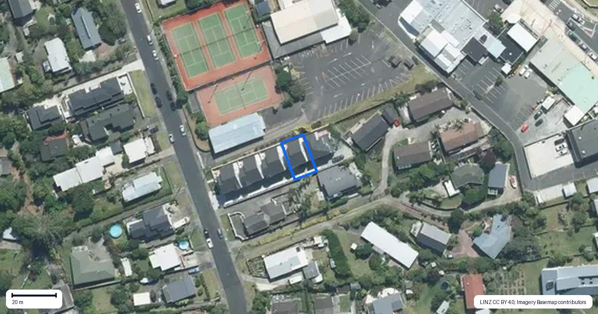 Property context map for 39D Watea Road, Torbay, Auckland