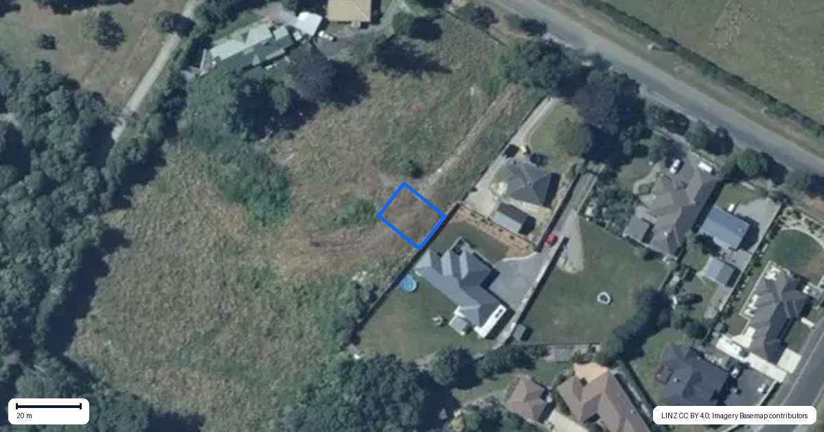 Property context map for 9 Catherine Lane, Levin