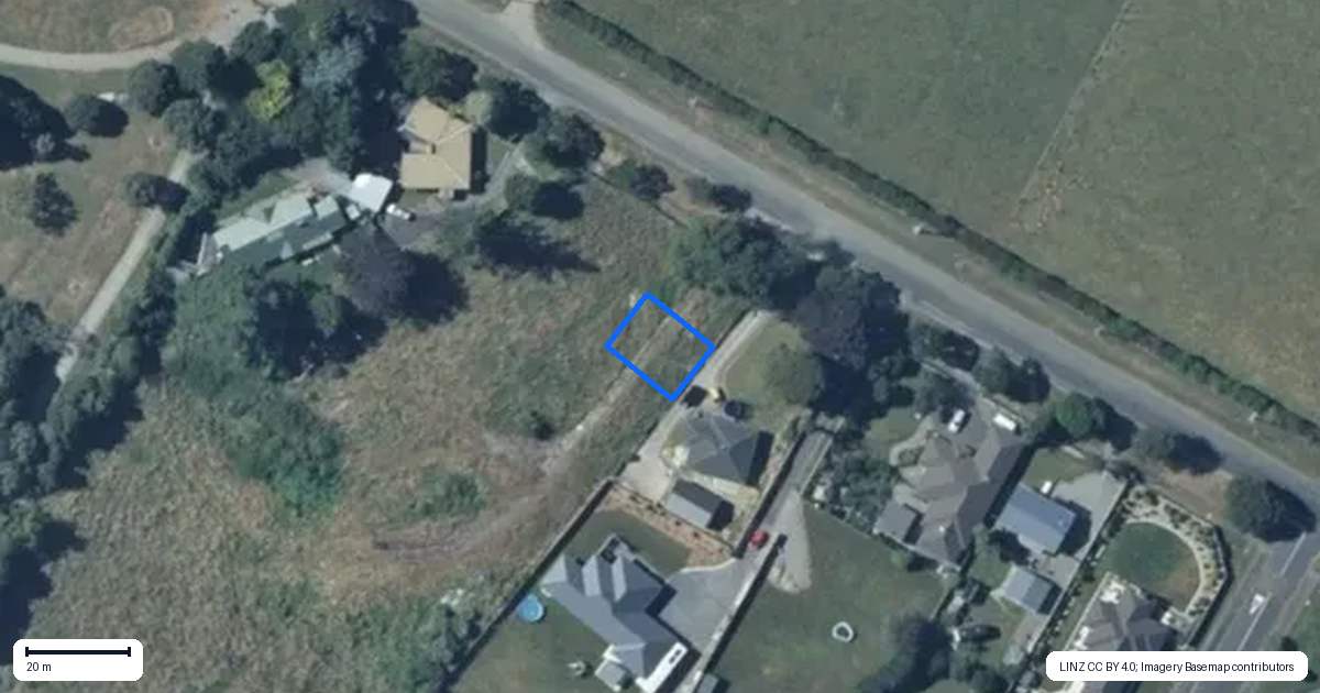 Property context map for 3 Catherine Lane, Levin