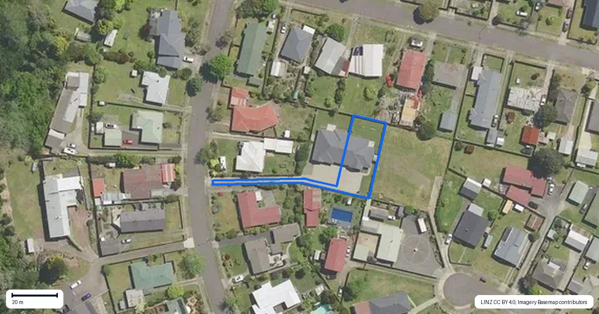 Property context map for 51A Bell Street, Kawerau