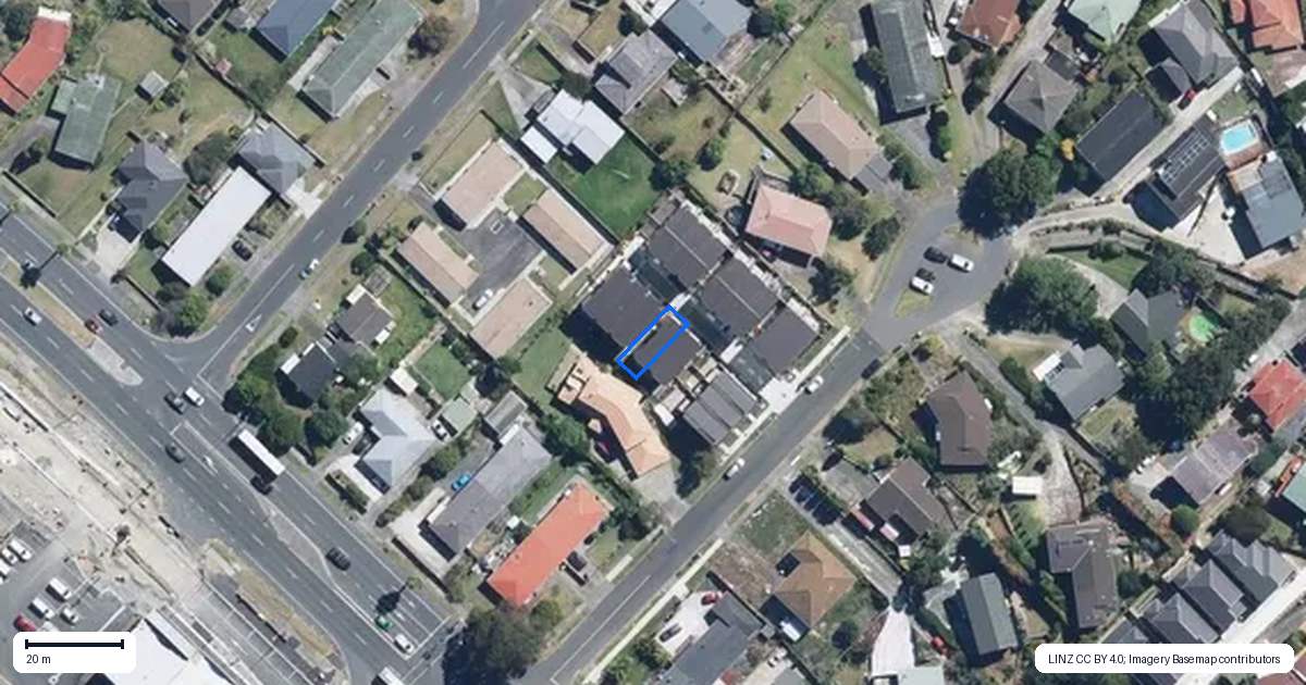Property context map for 5/5 Chevis Place, Pakuranga, Auckland