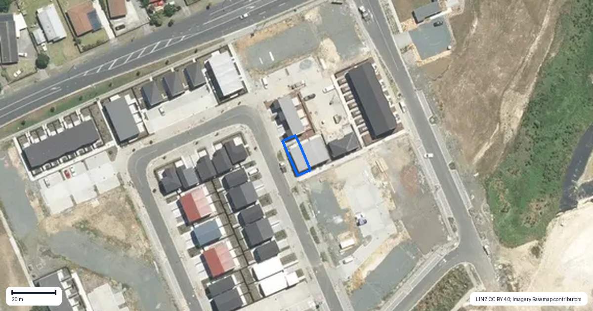 Property context map for 102 Te Tihi Street, Wiri, Auckland