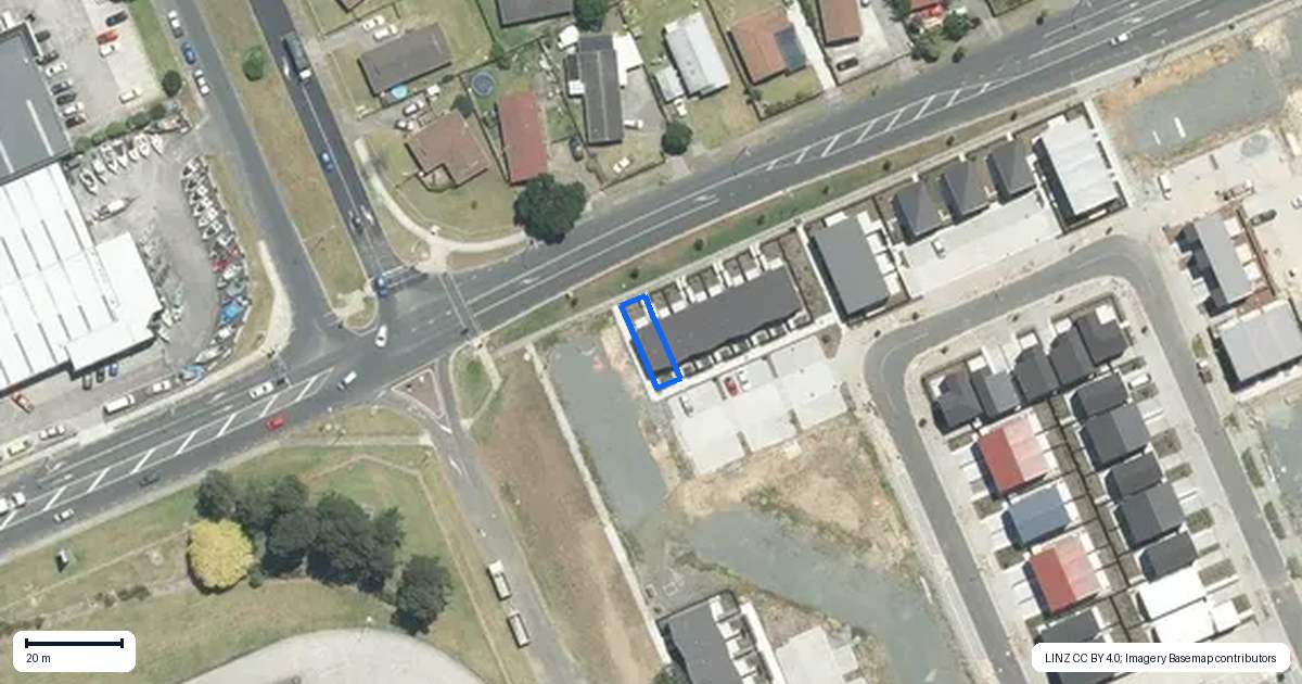 Property context map for 50 Te Tihi Street, Wiri, Auckland