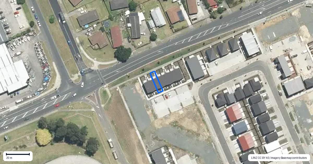 Property context map for 54 Te Tihi Street, Wiri, Auckland