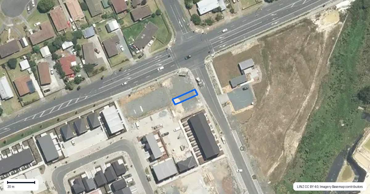 Property context map for 7 Erina Road, Wiri, Auckland