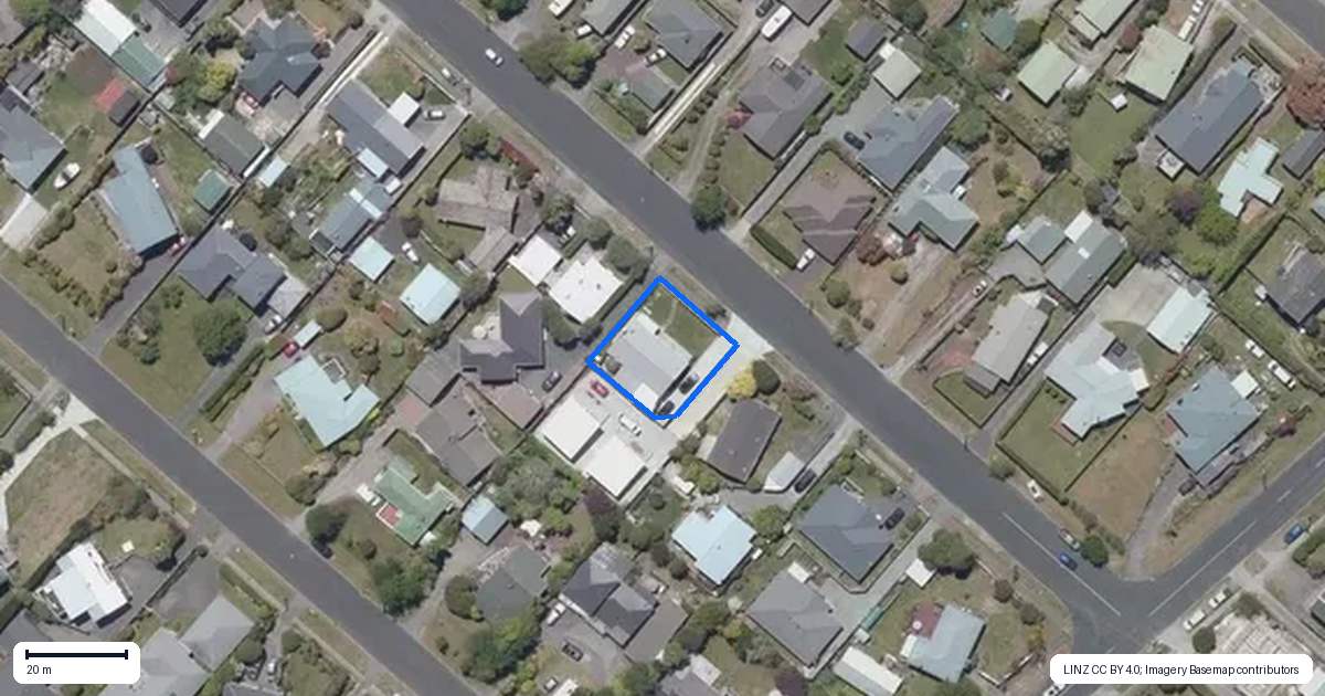 Property context map for 215A Tamamutu Street, Taupo