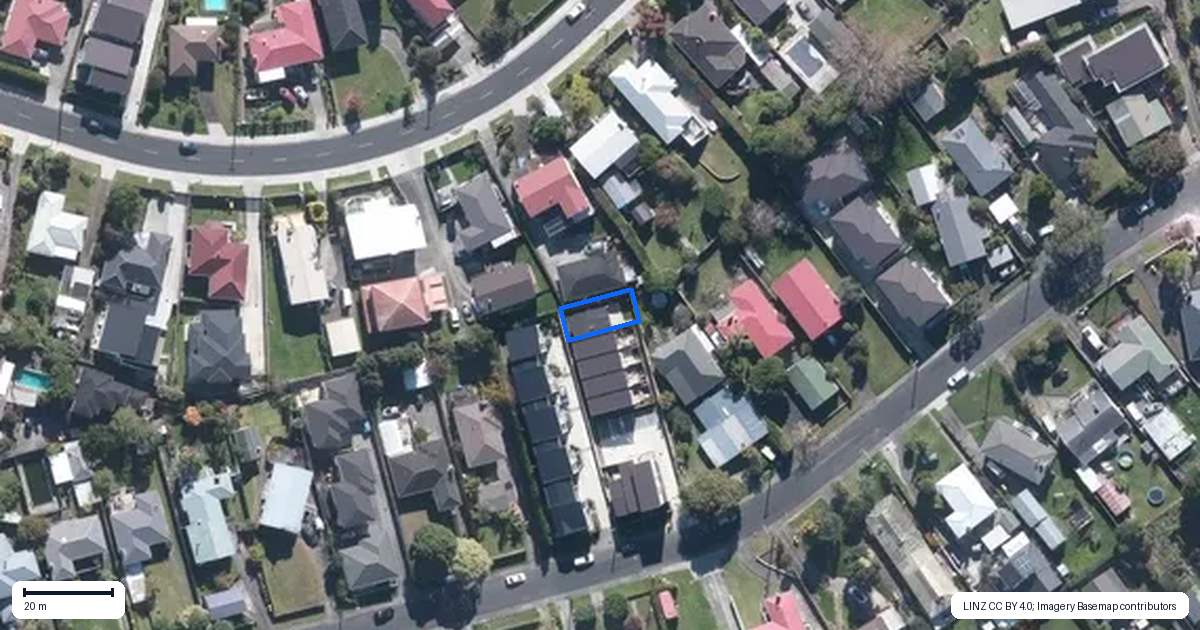 Property context map for 7/22 Coniston Avenue, Te Atatu South, Auckland