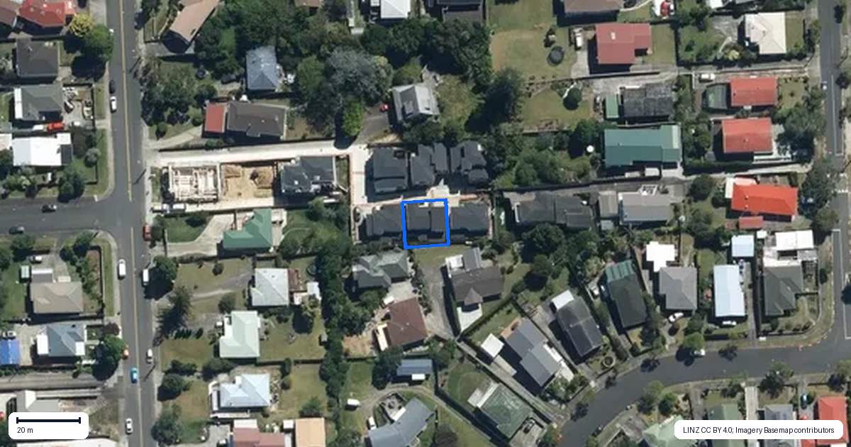 Property context map for 84E Whitney Street, New Windsor, Auckland